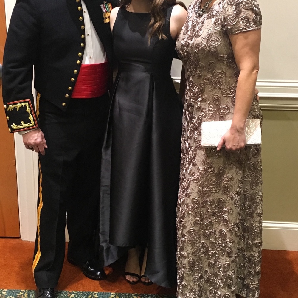 Adriana Papell hi low formal dress